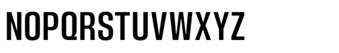 Slussen Compressed Semibold Font UPPERCASE