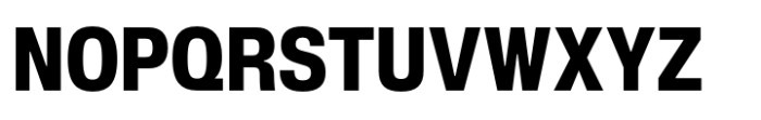 Slussen Condensed Black Font UPPERCASE