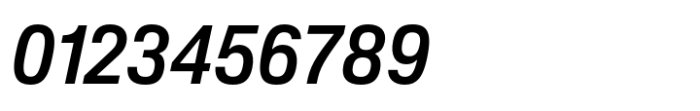 Slussen Condensed Semibold Italic Font OTHER CHARS