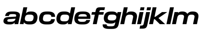 Slussen Expanded Bold Italic FONT