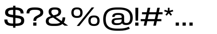 Slussen Expanded Medium Font OTHER CHARS
