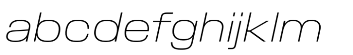 Slussen Expanded Thin Italic FONT