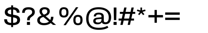 Slussen Extended Medium Font OTHER CHARS
