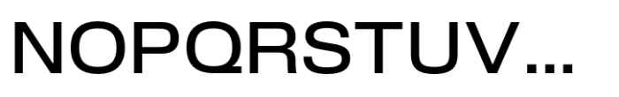Slussen Extended Medium Font UPPERCASE