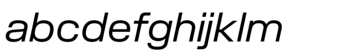Slussen Extended Regular Italic FONT