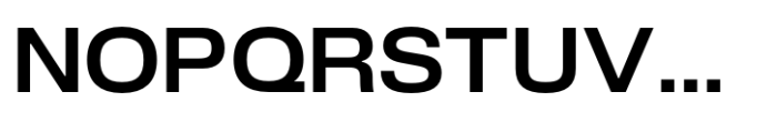 Slussen Extended Semibold Font UPPERCASE