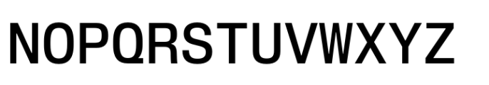 Slussen Mono Medium Font UPPERCASE