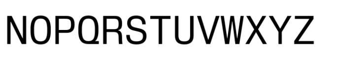 Slussen Mono Regular Font UPPERCASE