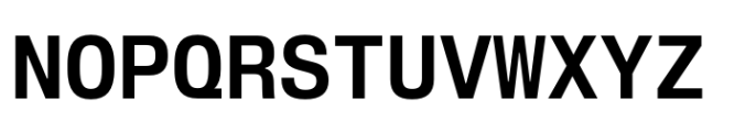 Slussen Mono Semibold Font UPPERCASE