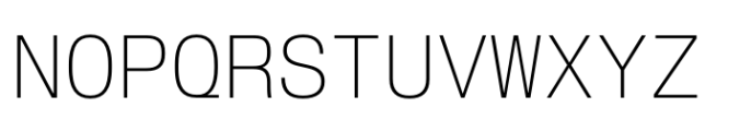 Slussen Mono Thin Font UPPERCASE
