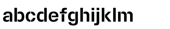Slussen Stencil Semibold FONT