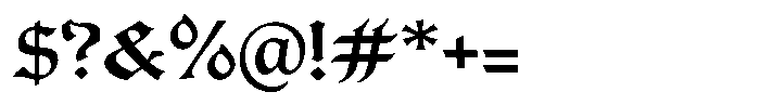 Slyvarox Font OTHER CHARS