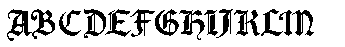 Slyvarox Font UPPERCASE