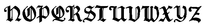 Slyvarox Font UPPERCASE