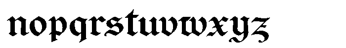 Slyvarox Font LOWERCASE