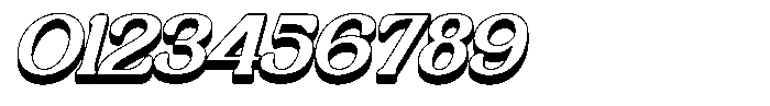 Slyzhee 3 D Oblique Font OTHER CHARS
