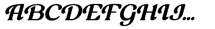 Slyzhee Oblique Font UPPERCASE