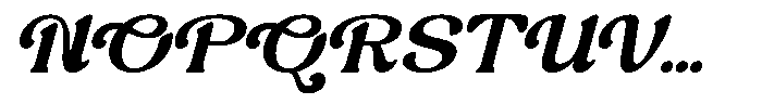 Slyzhee Oblique Font UPPERCASE