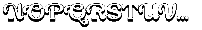 Slyzhee Regular 3 D Regular Font UPPERCASE