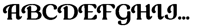 Slyzhee Regular Font UPPERCASE