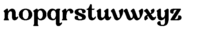 Slyzhee Regular Font LOWERCASE