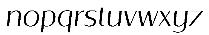 SlabDisplaySans Italic Font LOWERCASE