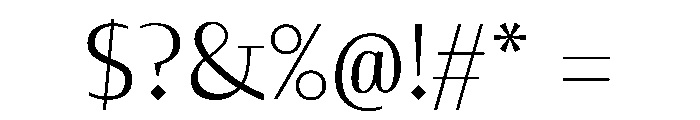 SlabDisplaySans Font OTHER CHARS