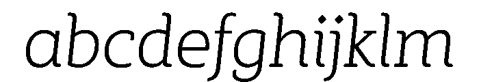 SlabFour BookItalic FONT