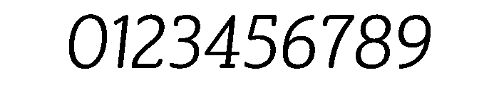 SlabFour Italic Font OTHER CHARS
