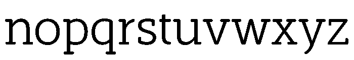 SlabFour Font LOWERCASE