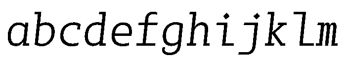 SlabMono Italic FONT