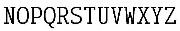 SlabMono Font UPPERCASE
