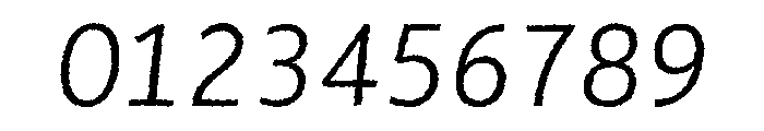 SlabMonoSansRough Italic Font OTHER CHARS
