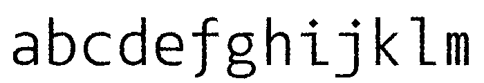 SlabMonoSansRough FONT