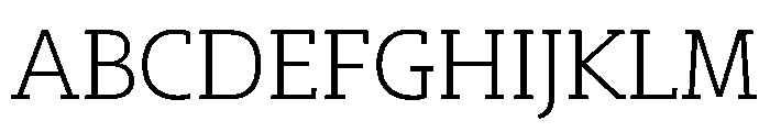 SlabOne Book Font UPPERCASE