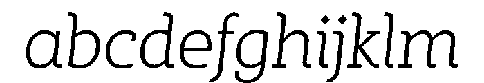 SlabOne BookItalic FONT