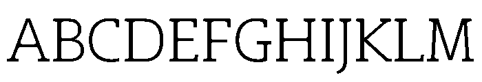 SlabThree Book Font UPPERCASE
