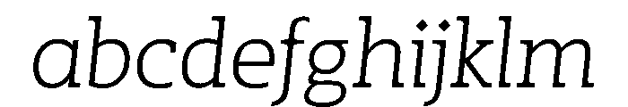 SlabThree BookItalic FONT