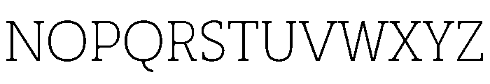 SlabThree Light Font UPPERCASE