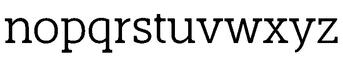 SlabThree Font LOWERCASE