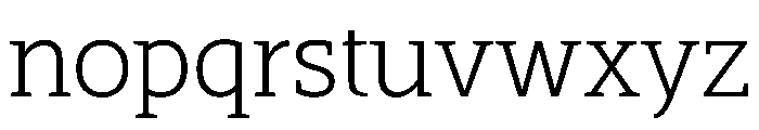 SlabTwo Book Font LOWERCASE