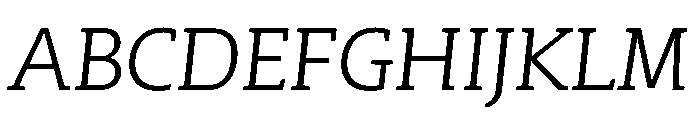 SlabTwo Italic Font UPPERCASE