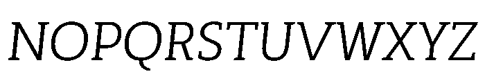 SlabTwo Italic Font UPPERCASE