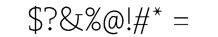 SlabTwo Light Font OTHER CHARS