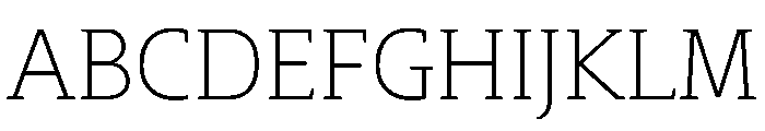 SlabTwo Light Font UPPERCASE