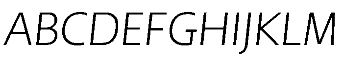 SlabZero BookItalic Font UPPERCASE