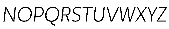 SlabZero BookItalic Font UPPERCASE