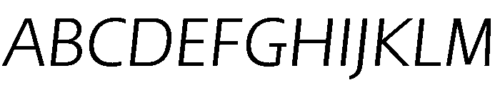 SlabZero Italic Font UPPERCASE