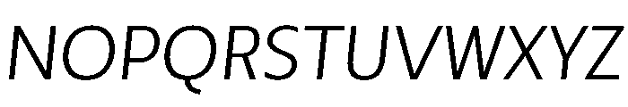 SlabZero Italic Font UPPERCASE