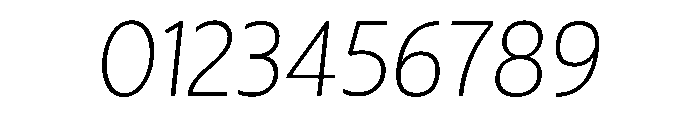 SlabZero LightItalic Font OTHER CHARS